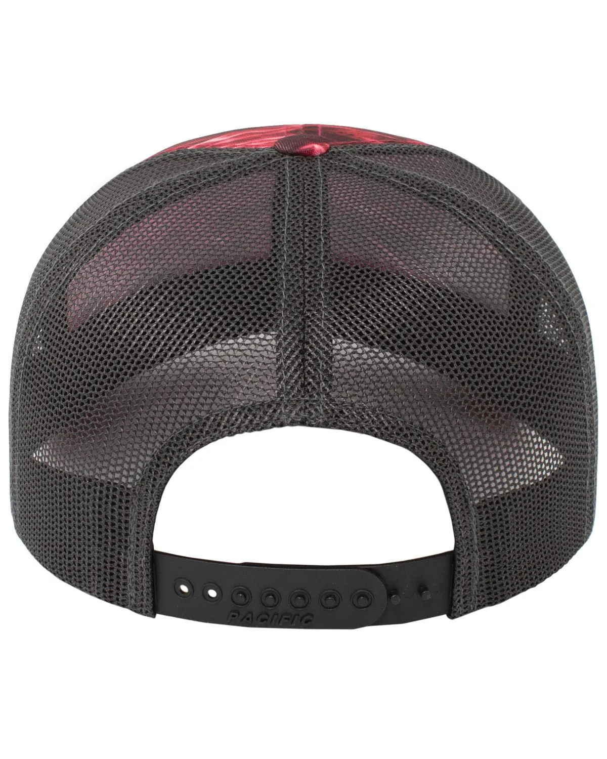 107C-Pacific Headwear-CRIMSON/ LT CHAR