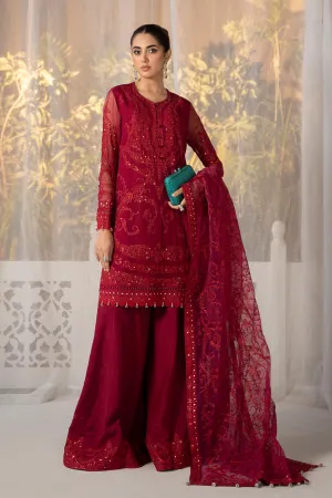 3 Piece Embroidered Organza Suit | SF-EF24-39