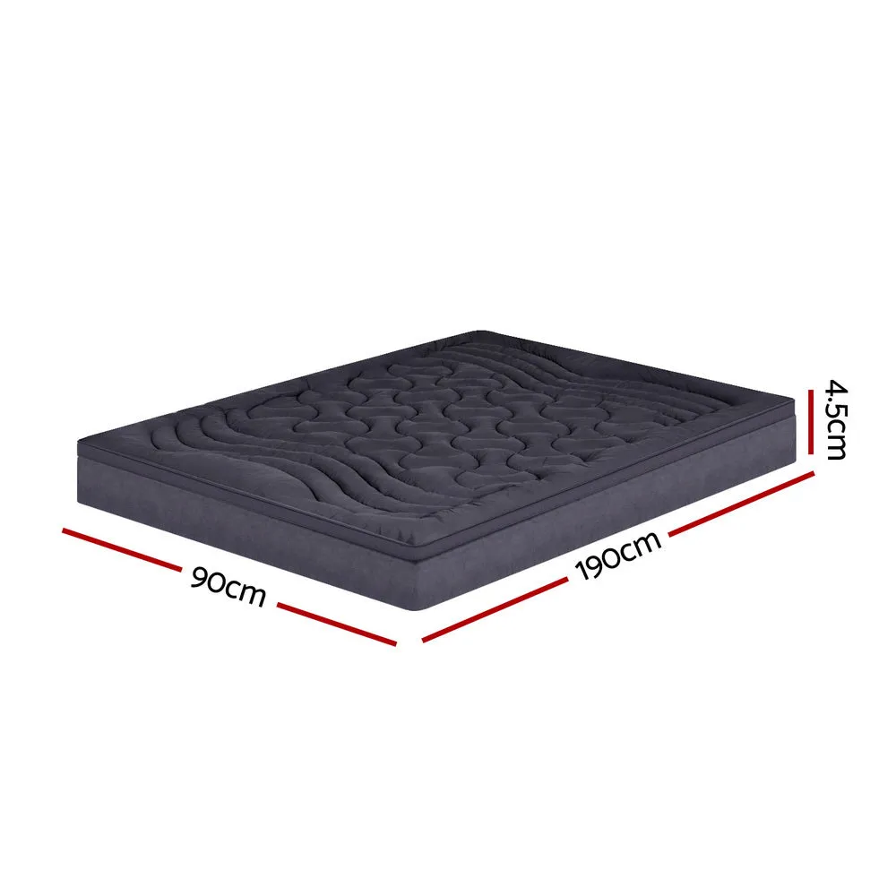 3-Zone Microfibre Mattress Topper Single - Giselle Bedding