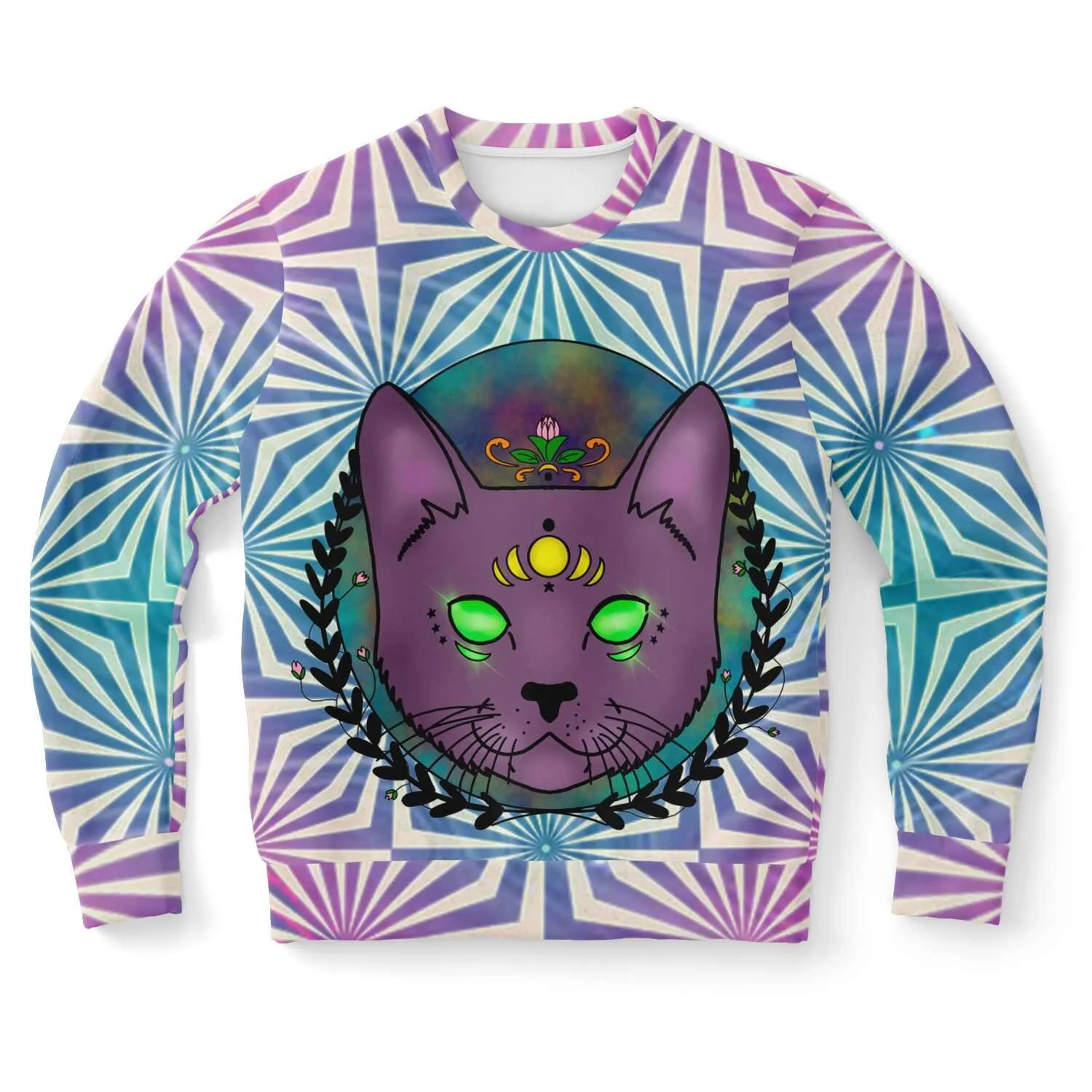 3rd Eye Cat Holographic Sweatshirt