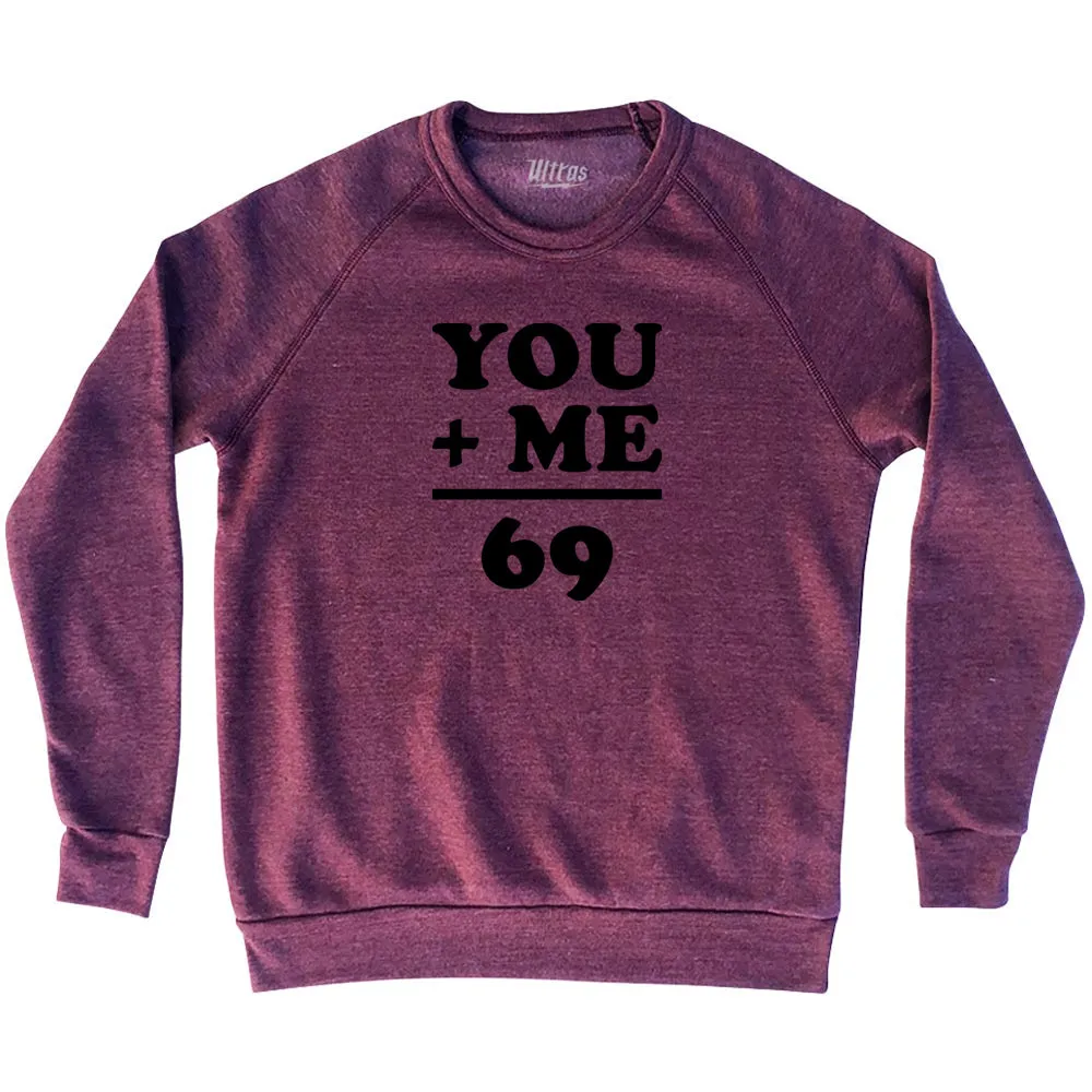 69 Math Equation Adult Tri-Blend Sweatshirt