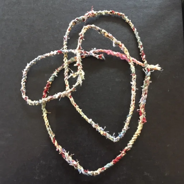 Afloat Woven Textile Gypsy String Necklace Bracelet