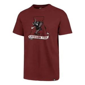 Alabama Crimson Tide 47 Brand Cardinal Red Retro Throwback T-Shirt