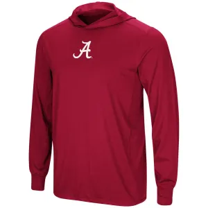 Alabama Crimson Tide Colosseum Cardinal LS Hooded T-Shirt