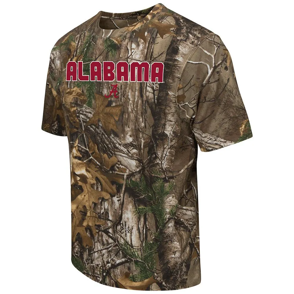 Alabama Crimson Tide Colosseum Realtree Camouflage Short Sleeve T-Shirt