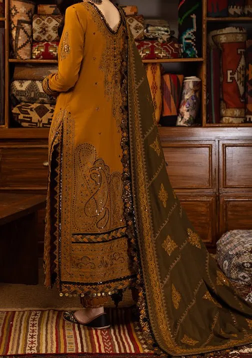 Asim Jofa Kashmiri Taanka Pakistani Raw Silk Dress