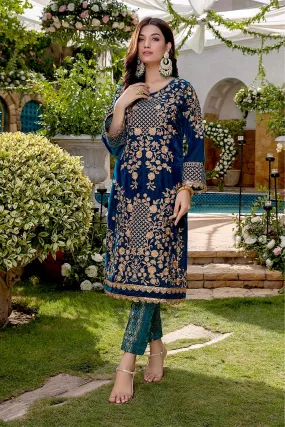 Azure Velvet Winter 2Pc Collection  – Blushing Meadow