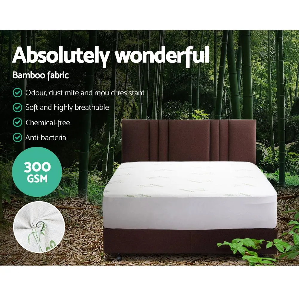 Bamboo Mattress Protector Double