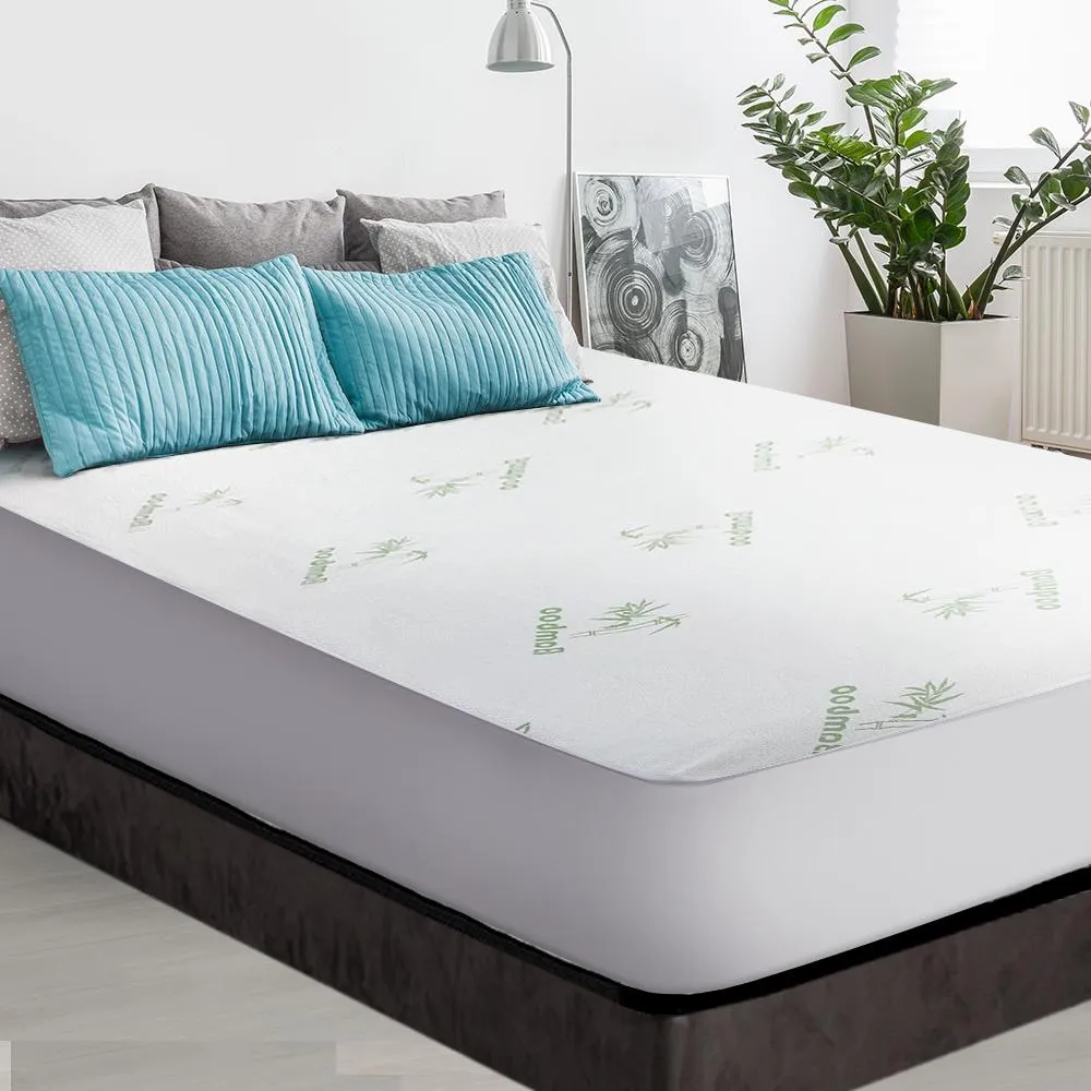 Bamboo Mattress Protector Double