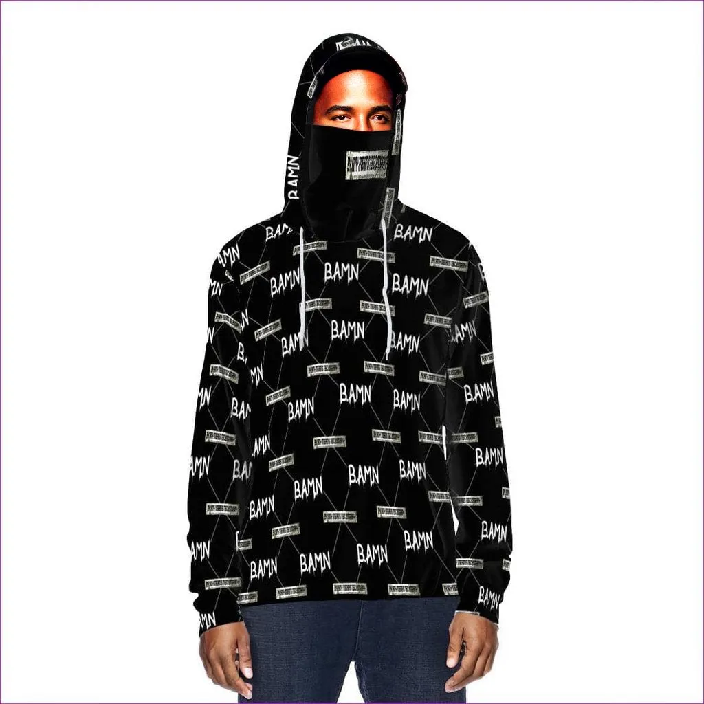 B.A.M.N - By Any Means Necessary Unisex Pullover Hoodie w/ Mask