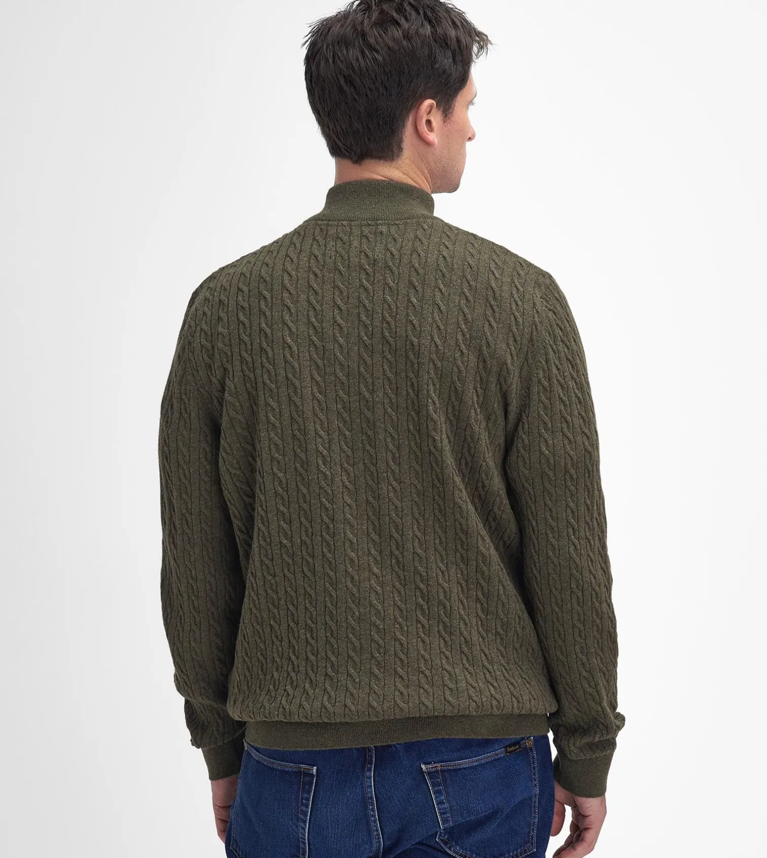 BARBOUR Ramsden Half Zip Sweater Olive