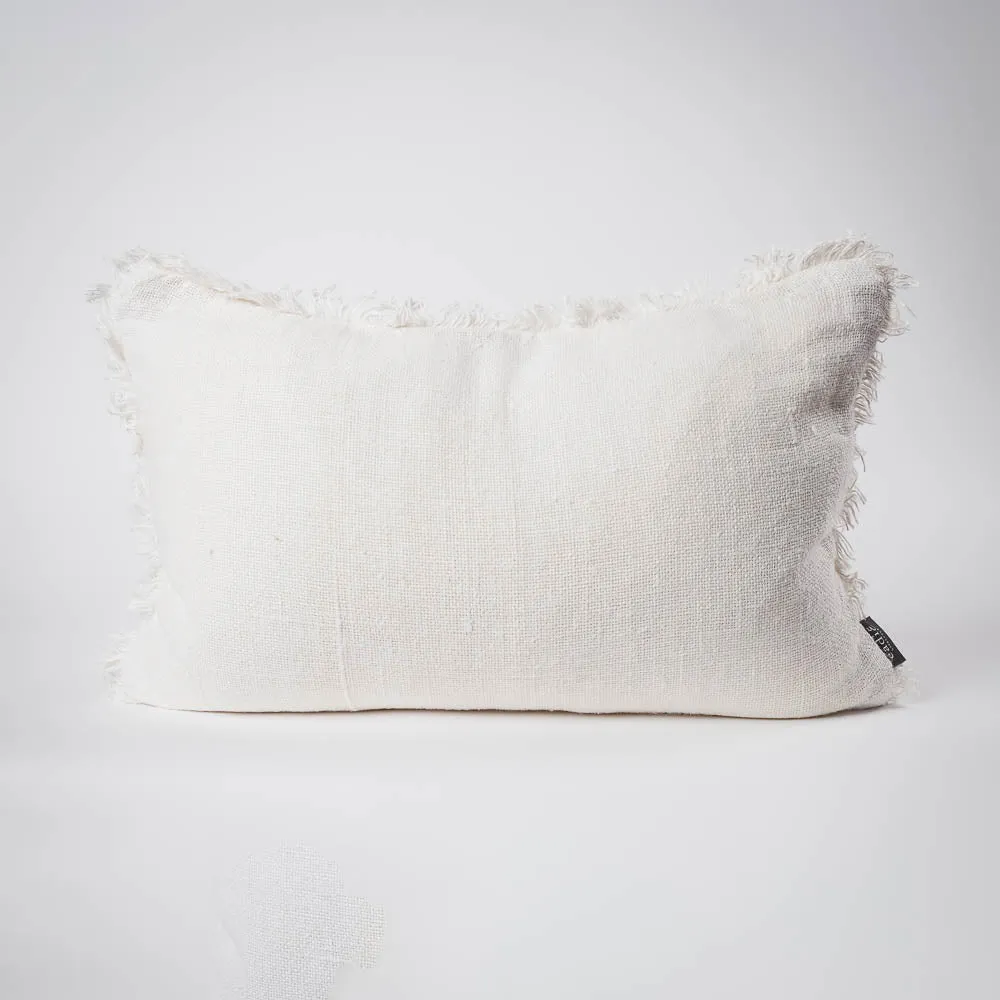 Bedouin Linen Cushion - Ivory