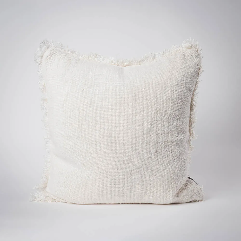 Bedouin Linen Cushion - Ivory