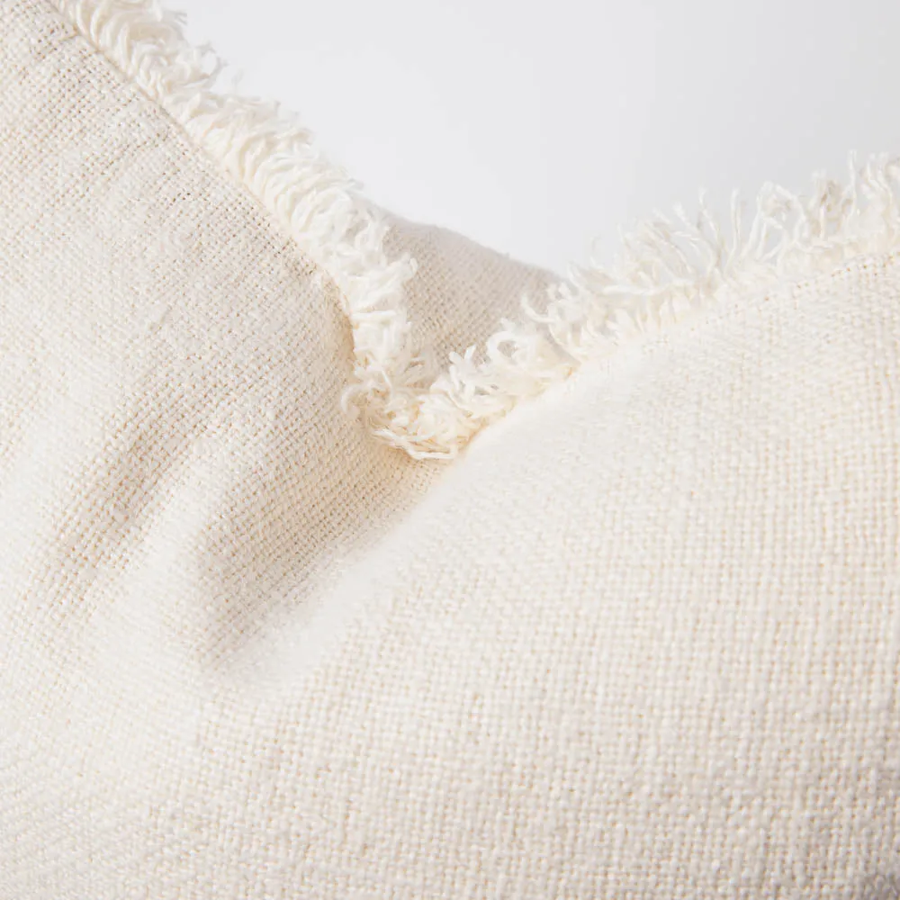 Bedouin Linen Cushion - Ivory