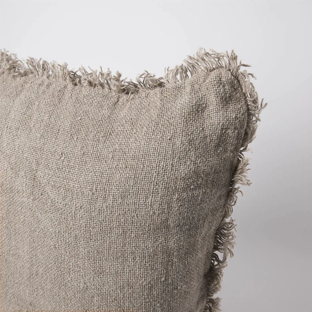 Bedouin Linen Cushion - Natural