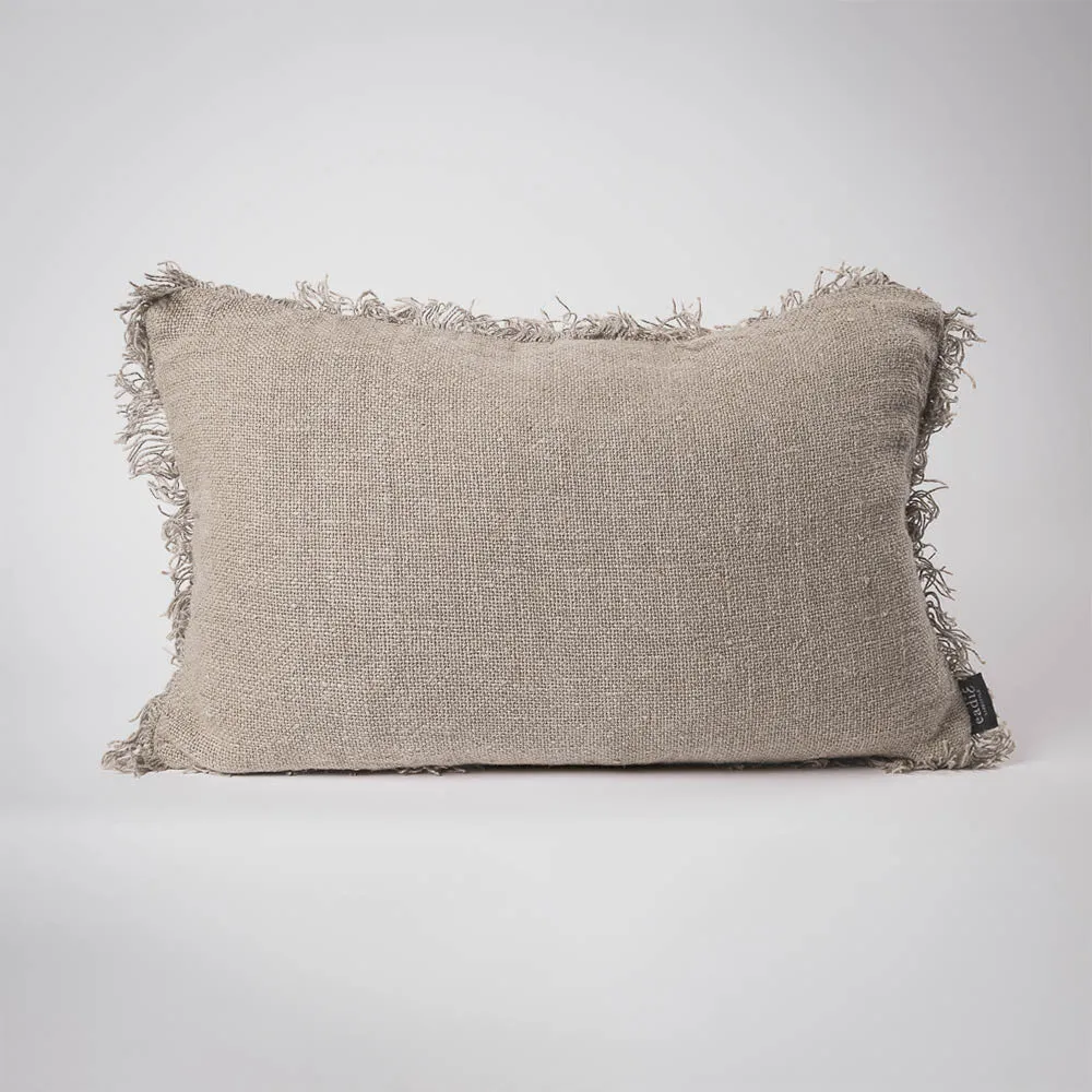 Bedouin Linen Cushion - Natural