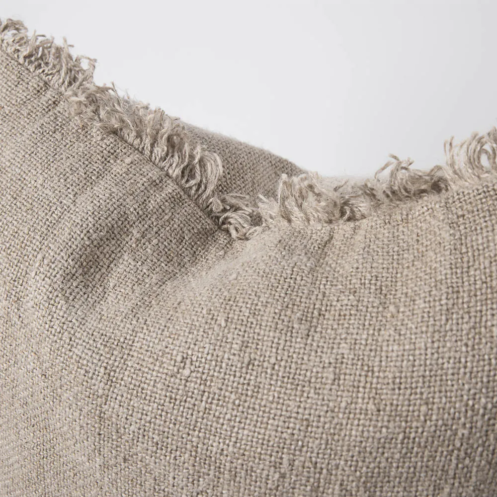 Bedouin Linen Cushion - Natural