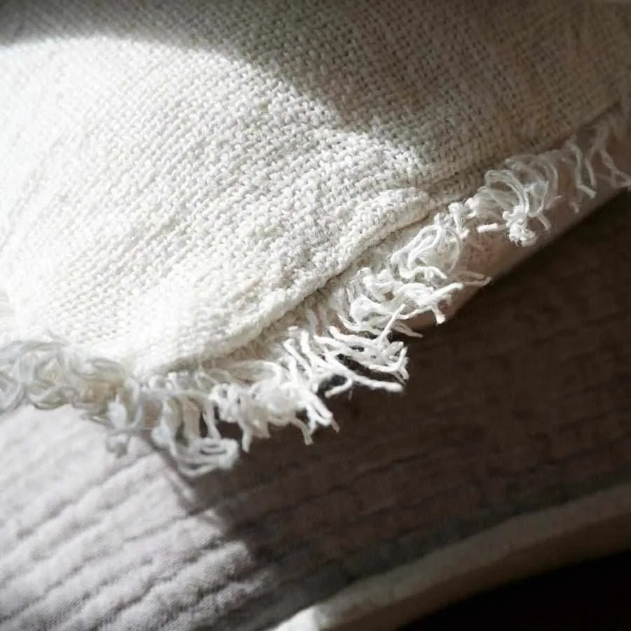 Bedouin Linen Long Lumbar - Ivory