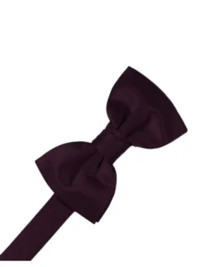 Berry "Premier" Satin Formal Bow Tie