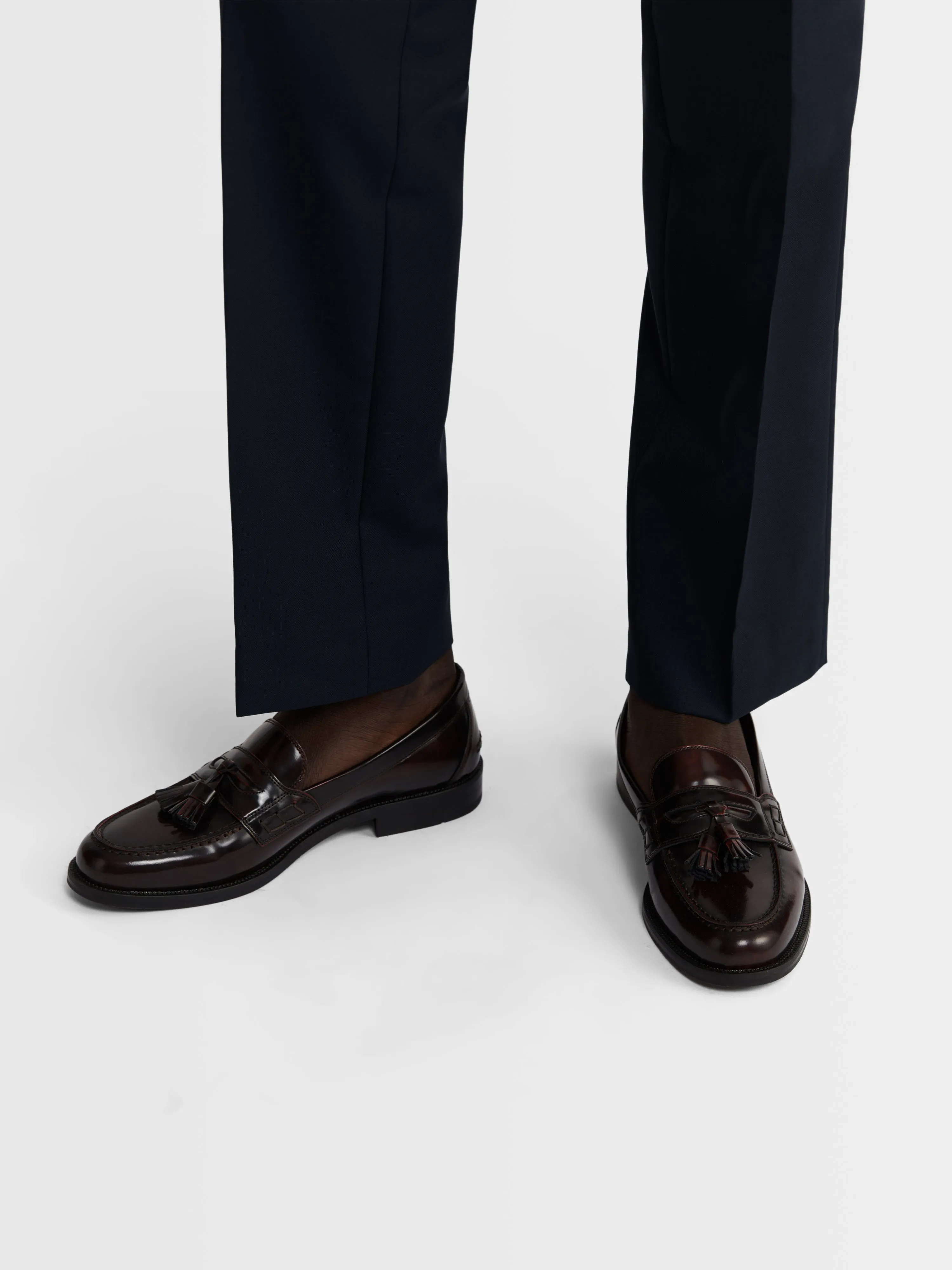 Birch Regular Fit Navy Trousers