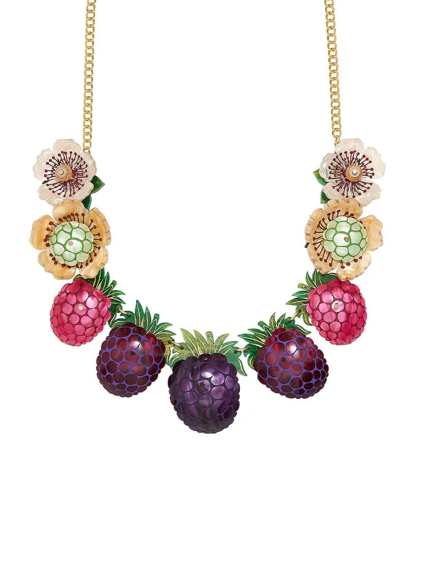 Blackberry Statement Necklace