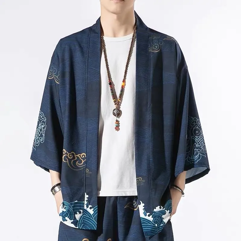 Blue Crane Kimono Jacket