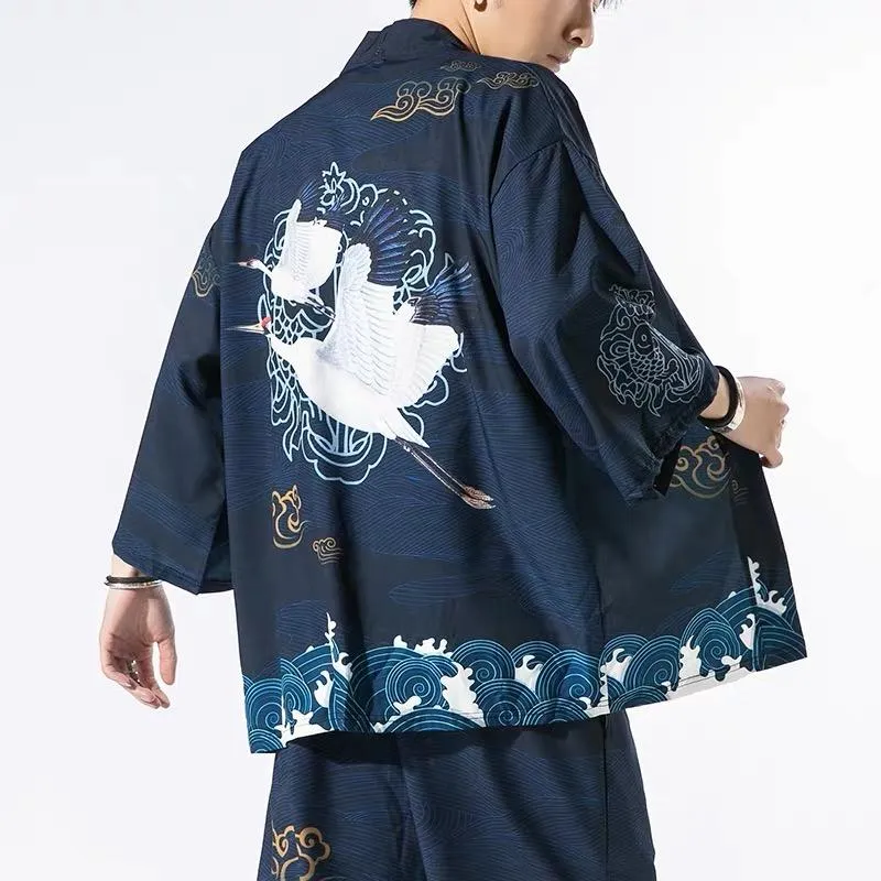 Blue Crane Kimono Jacket