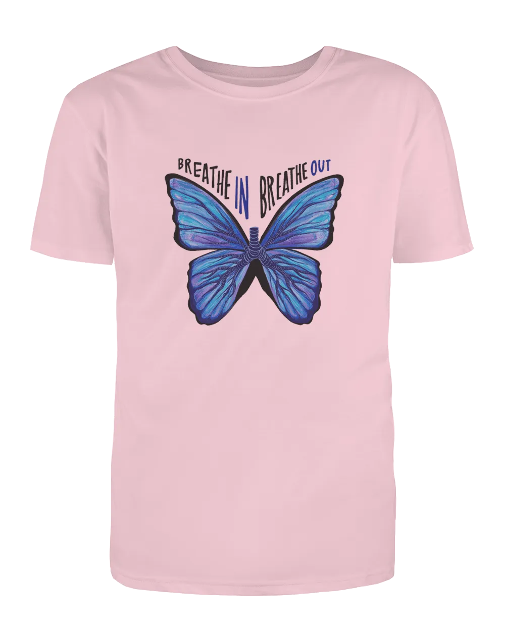 Breathe In, Breathe Out (Butterfly) - T-Shirt