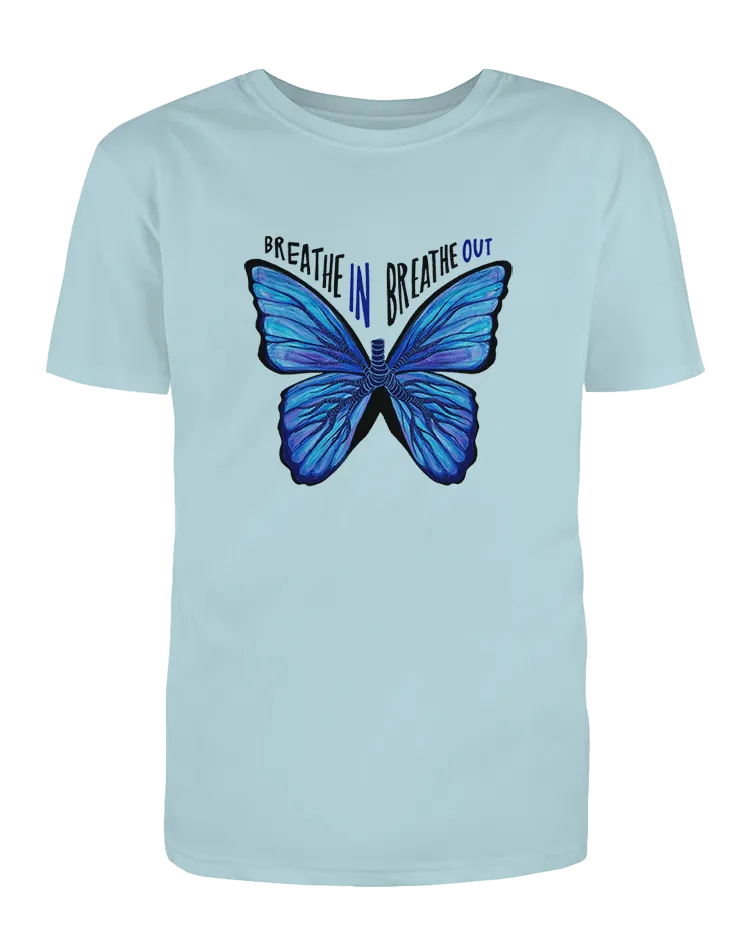 Breathe In, Breathe Out (Butterfly) - T-Shirt