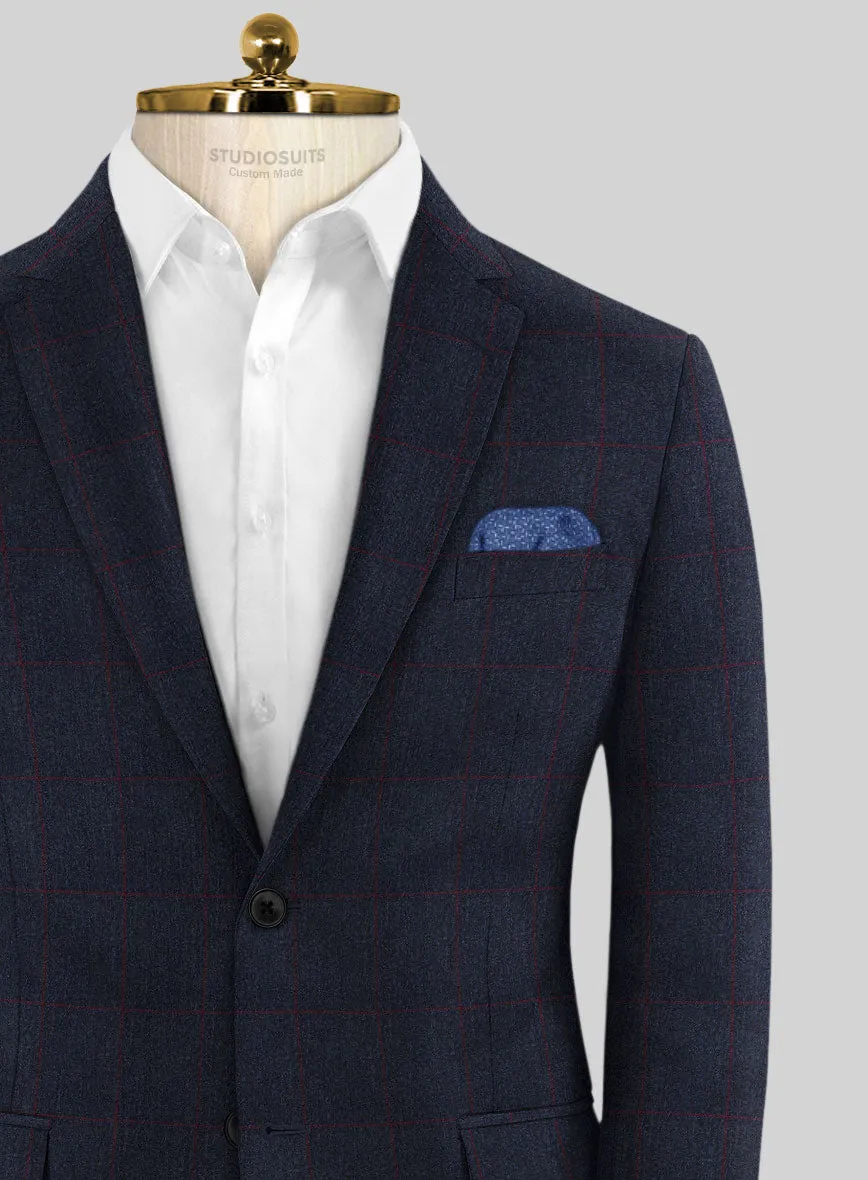 Caccioppoli Rorati Navy Blue Wool Jacket