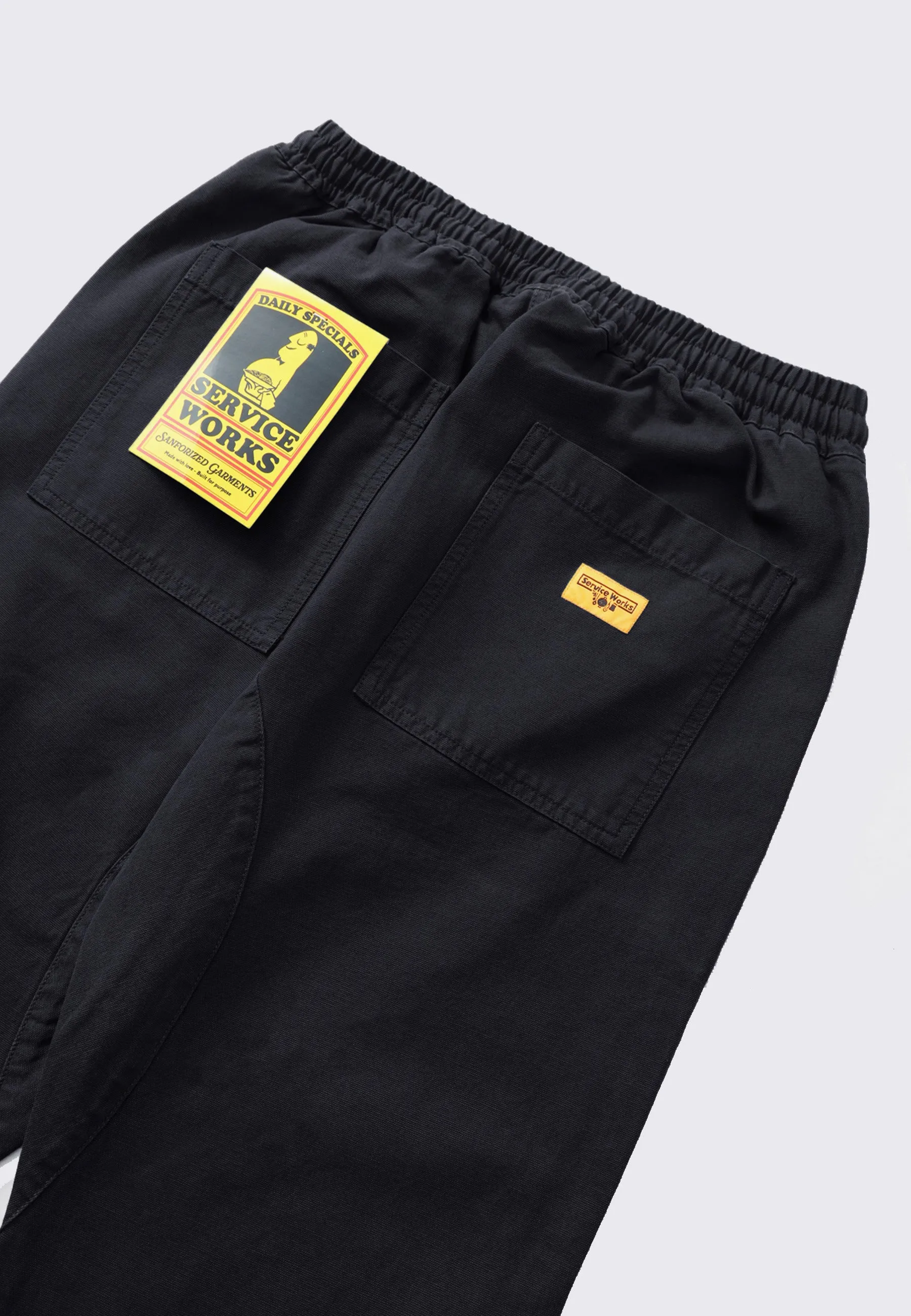 Canvas Chef Pant - Black