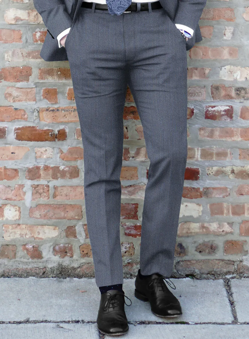 Cavalry Twill Blue Wool Suit