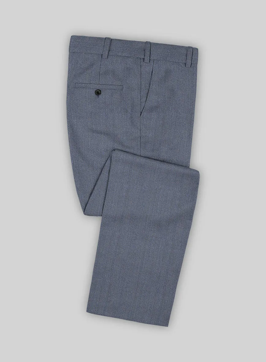 Cavalry Twill Blue Wool Suit