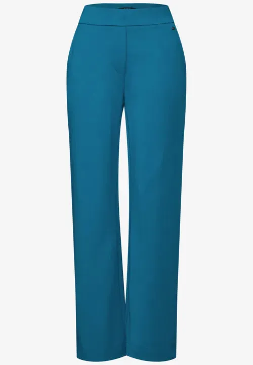 Cecil Teal Straight leg casual trousers  30" leg