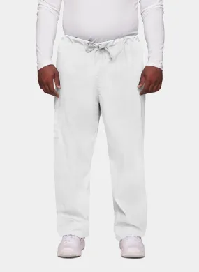 Cherokee Unisex Drawstring Scrub Trousers - White