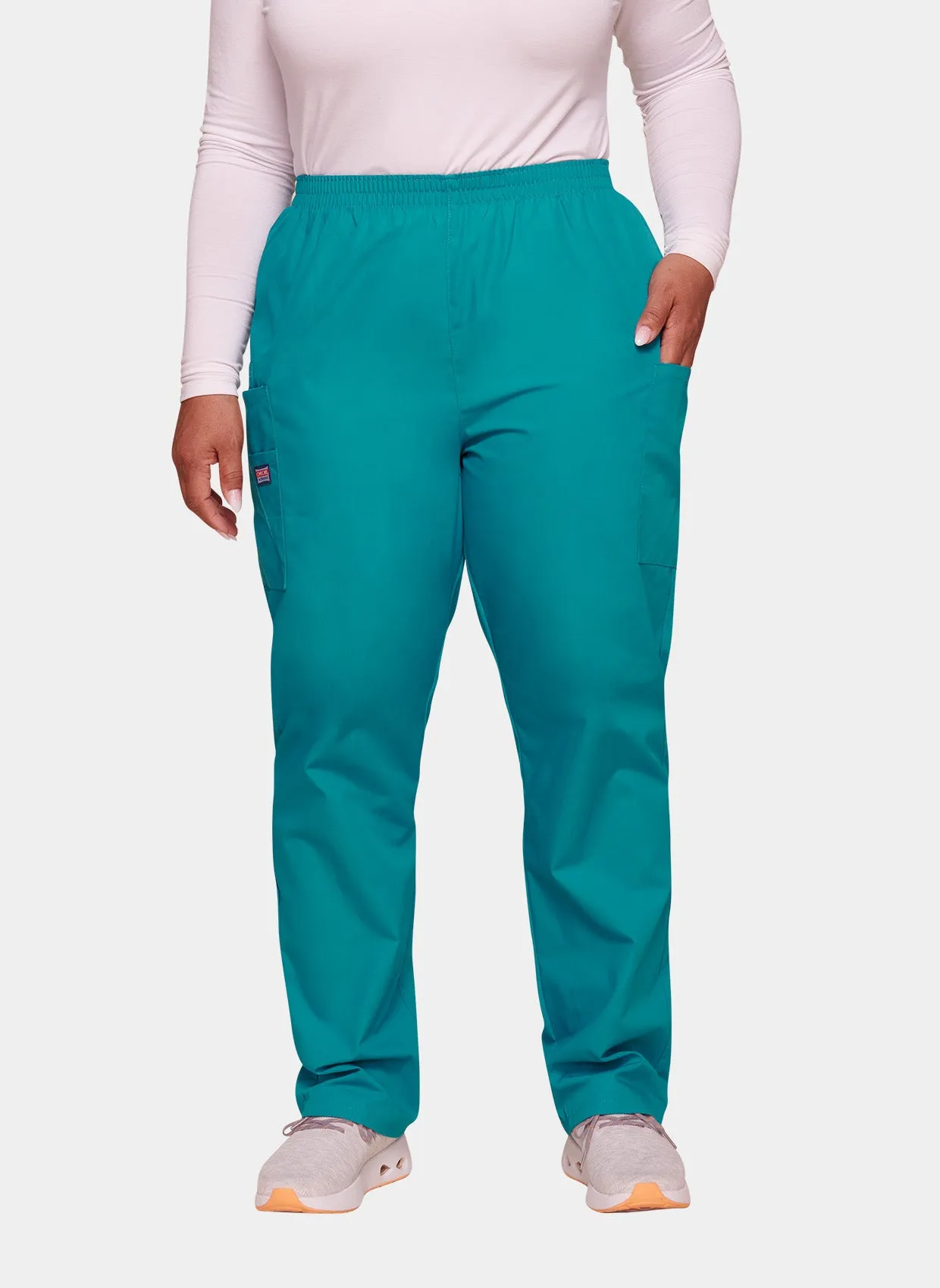 Cherokee Unisex Elasticated Scrub Trousers - Teal