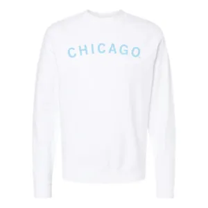 Chicago Curved Logo Crew Sweatshirt