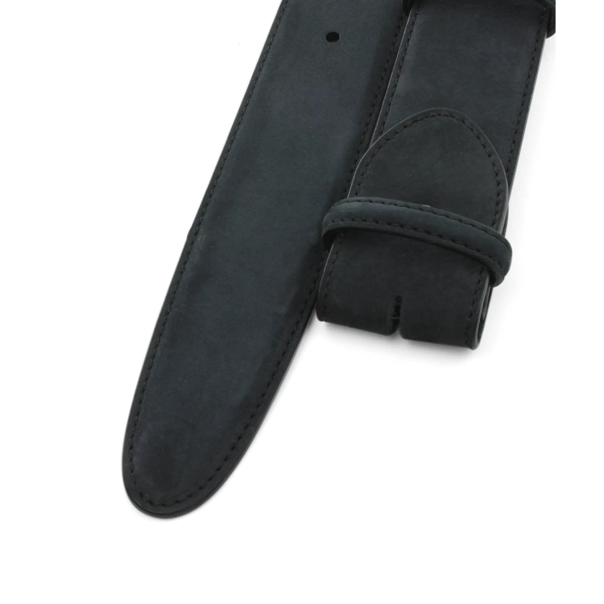 Classic Bacall Style Nubuck Belt Strap