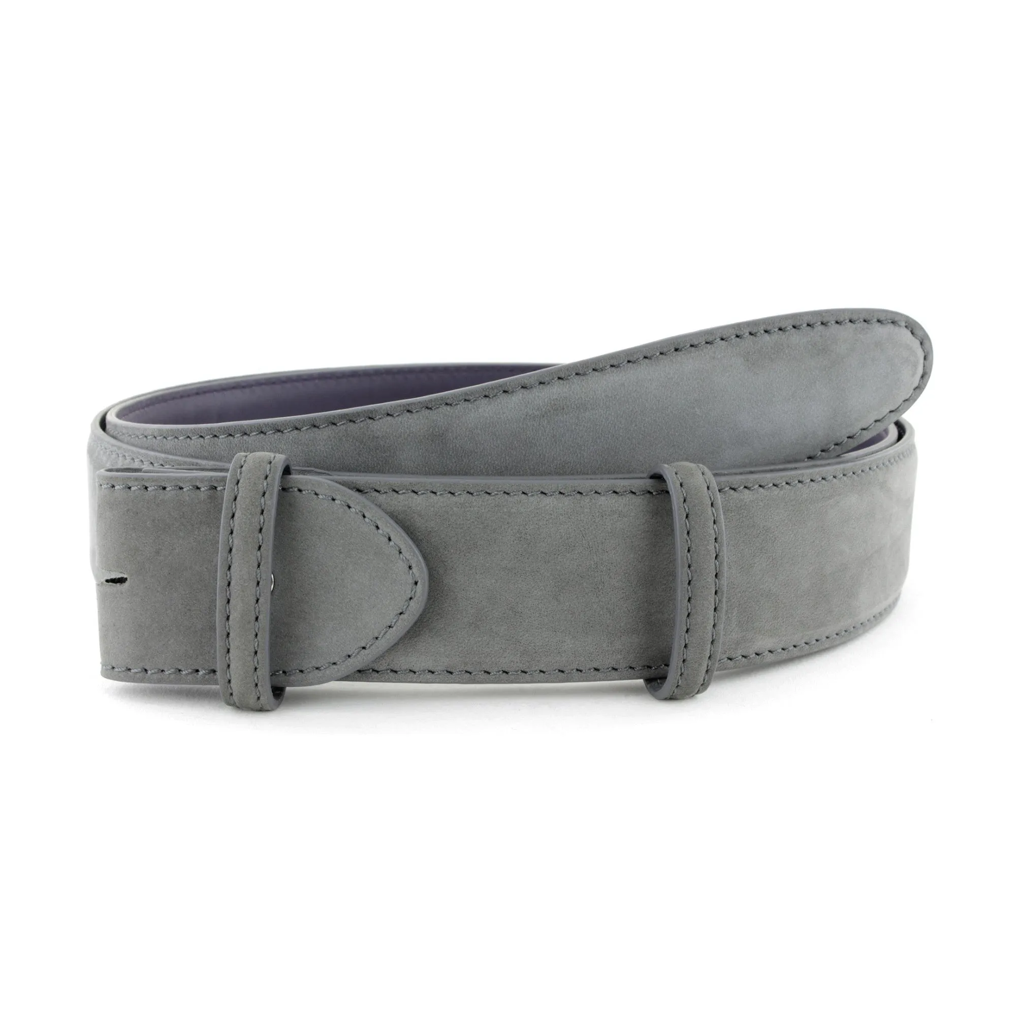 Classic Bacall Style Nubuck Belt Strap