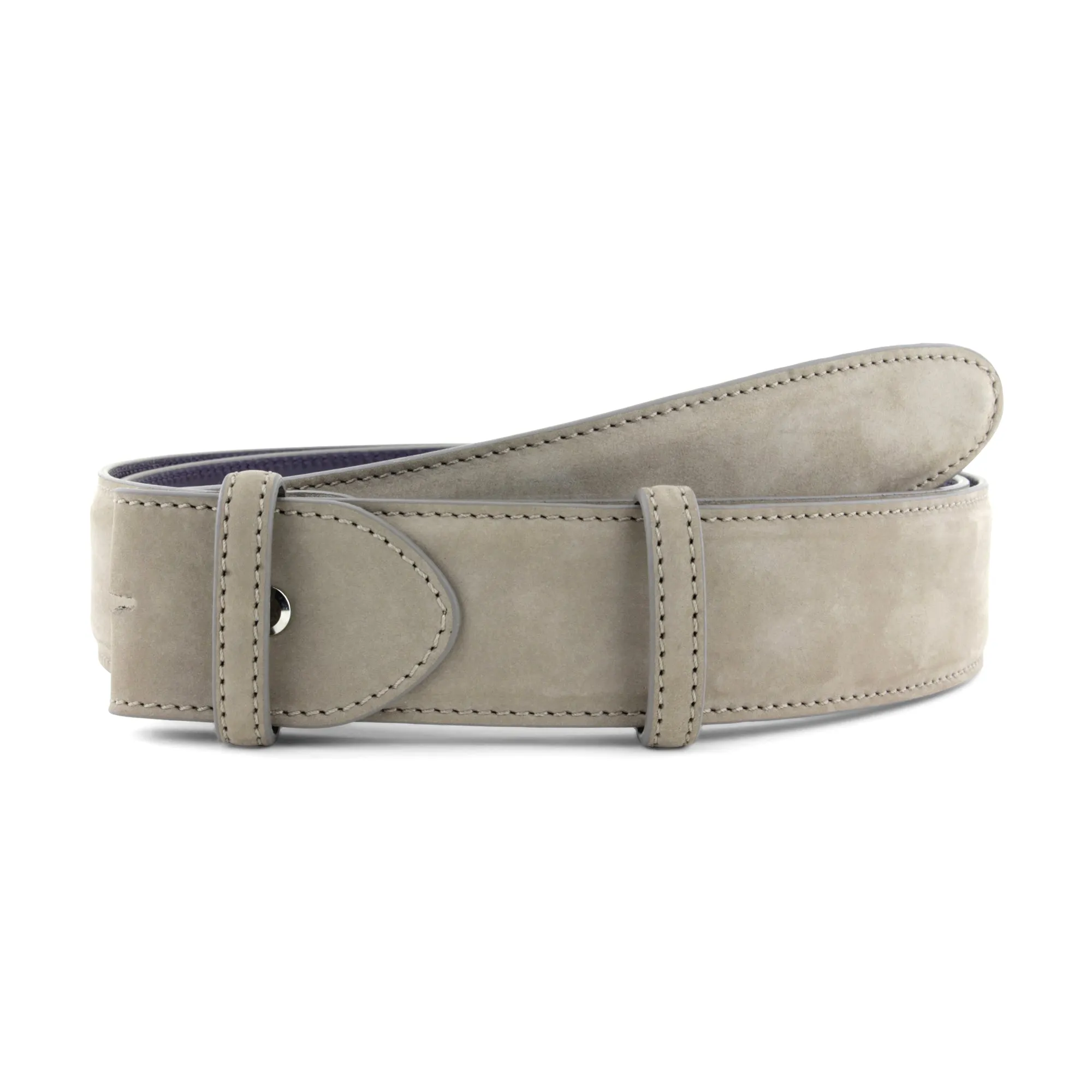 Classic Bacall Style Nubuck Belt Strap