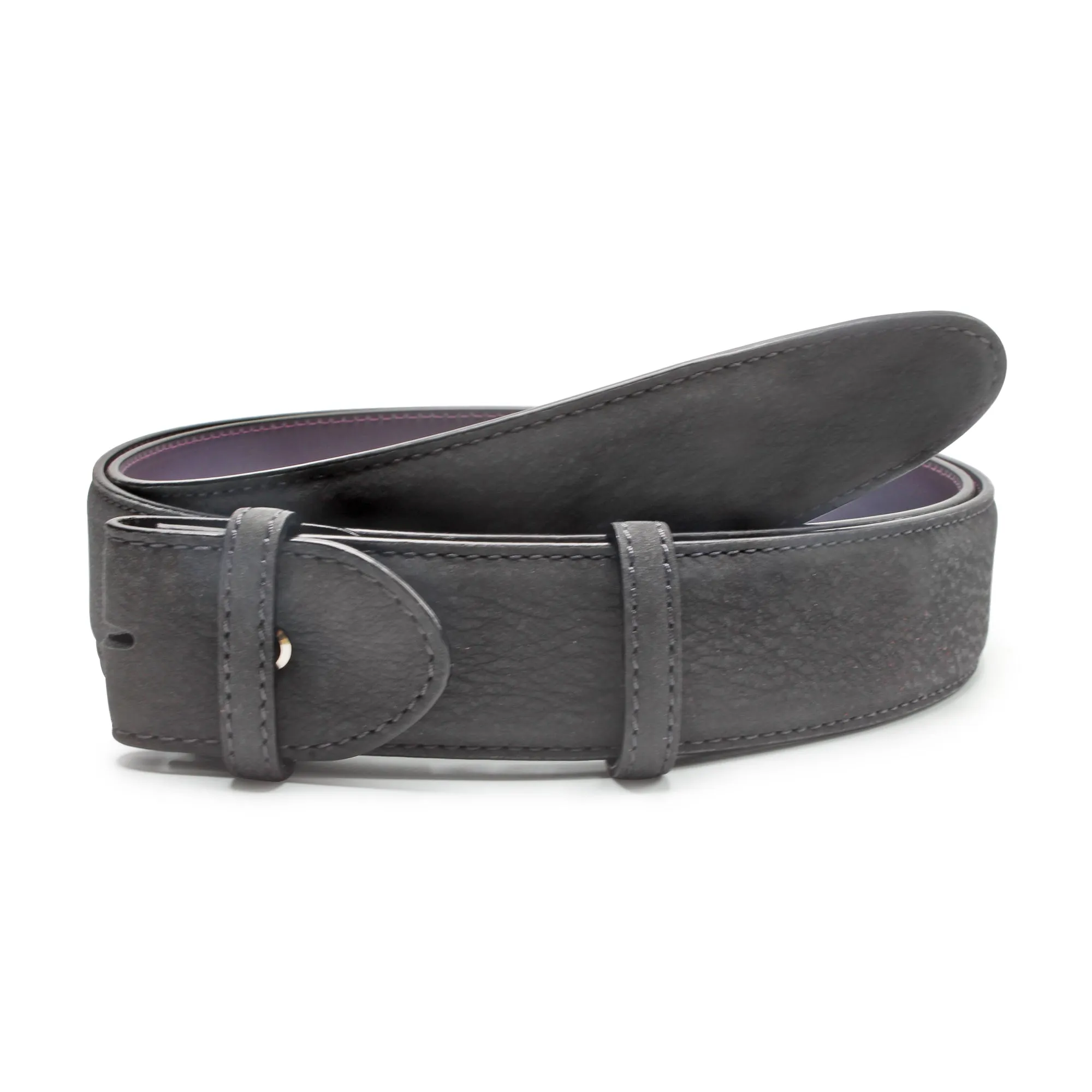 Classic Bacall Style Nubuck Belt Strap