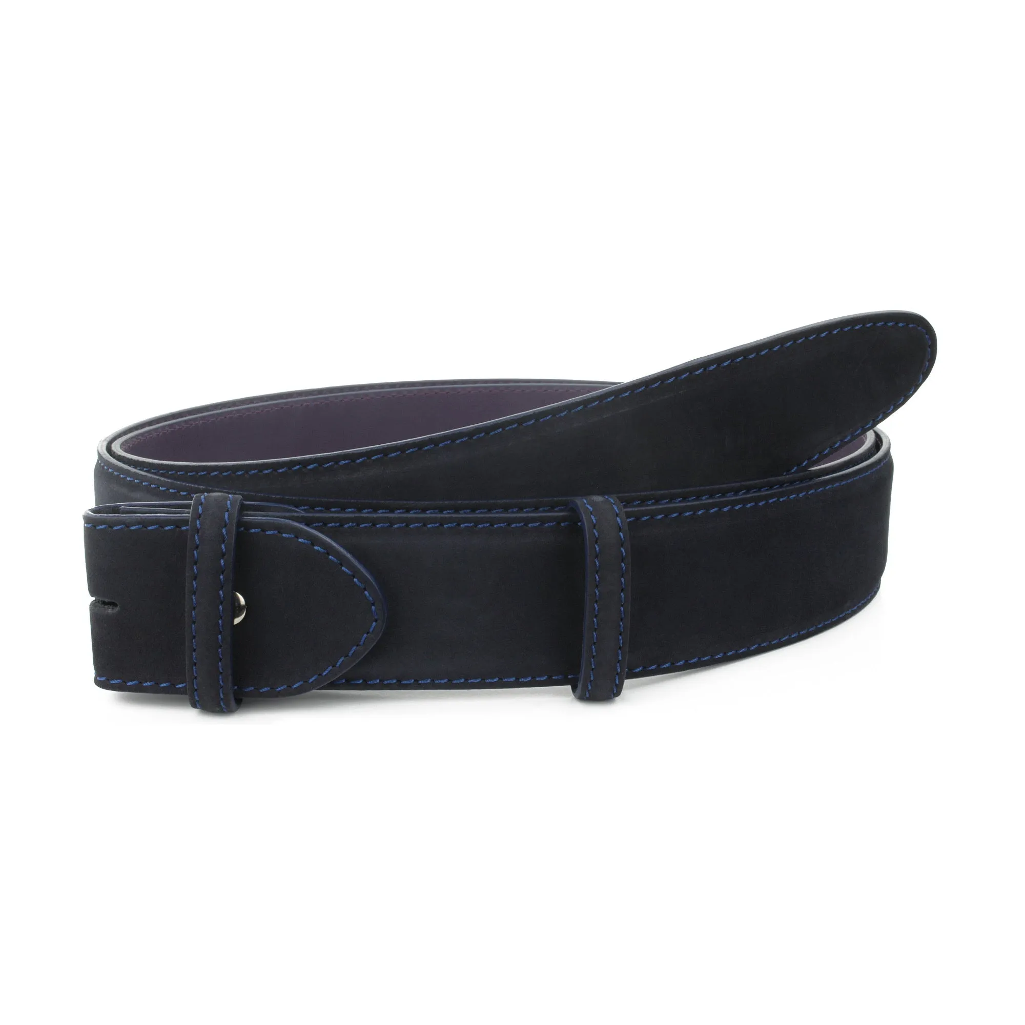 Classic Bacall Style Nubuck Belt Strap