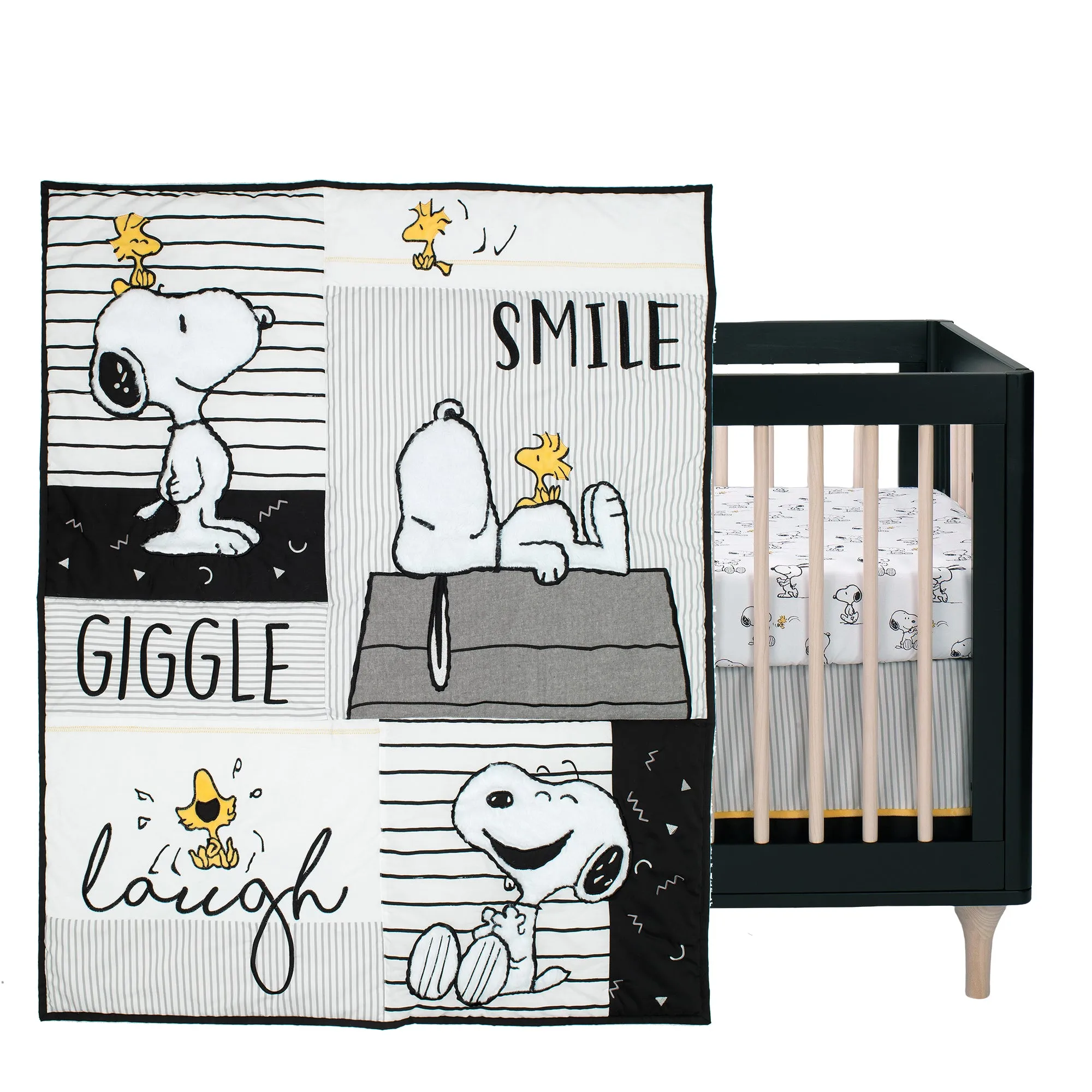 Classic Snoopy 3-Piece Crib Bedding Set