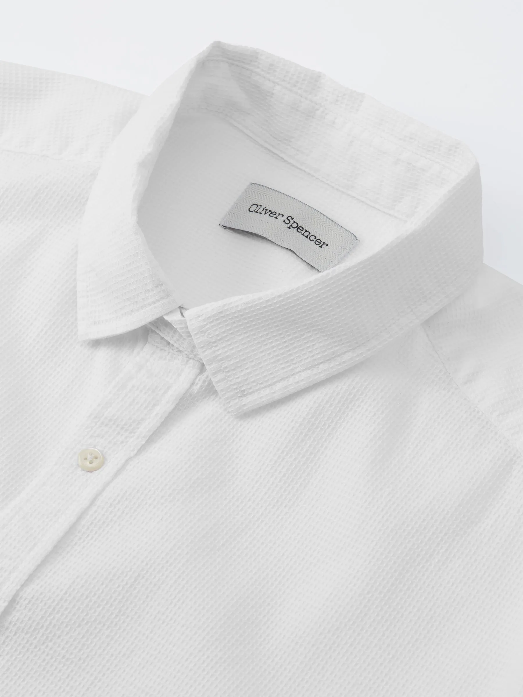 Clerkenwell Tab Shirt Marham White