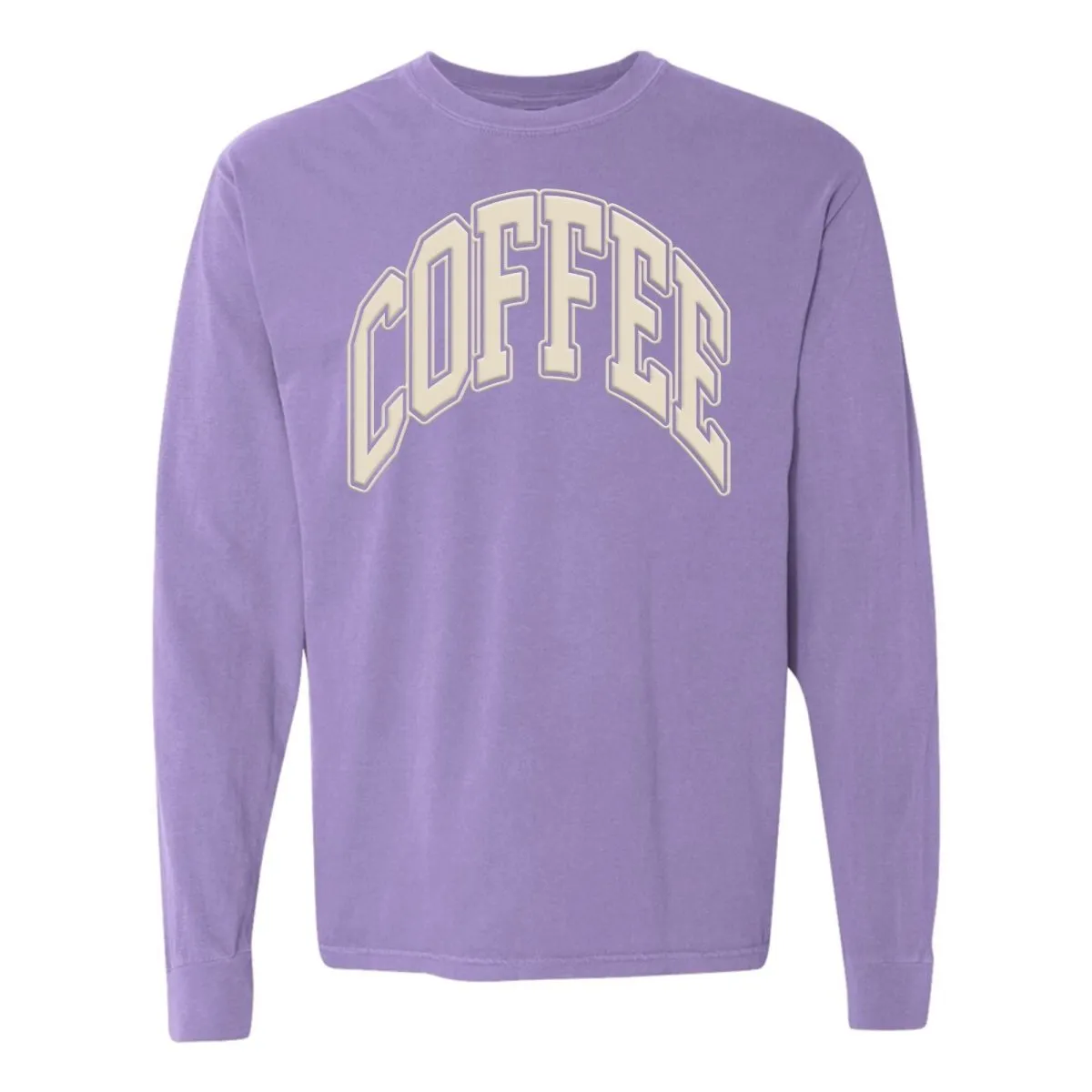 'Coffee' PUFF Long Sleeve T-Shirt