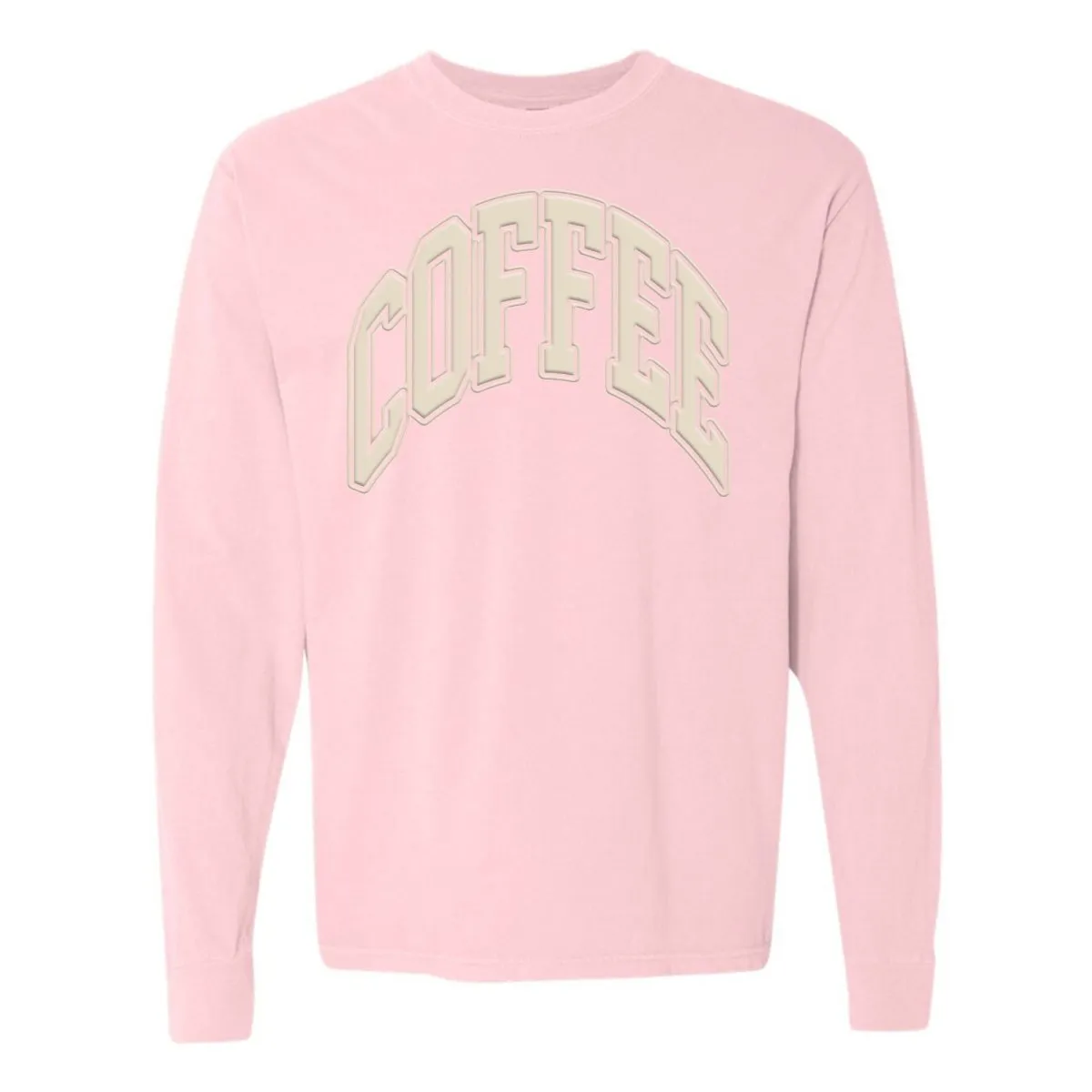 'Coffee' PUFF Long Sleeve T-Shirt