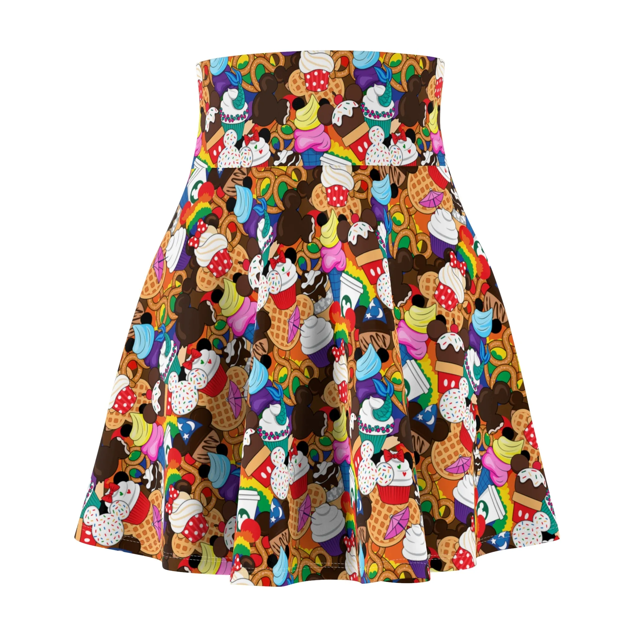 Colorful Snacks Women's Skater Skirt