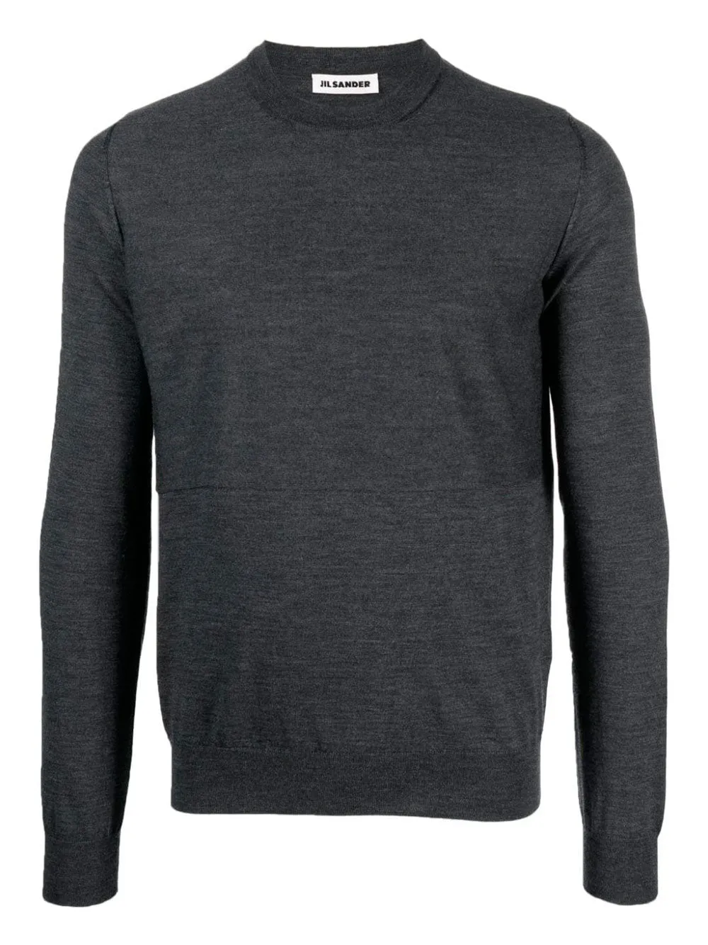 Crew-neck virgin wool jumper