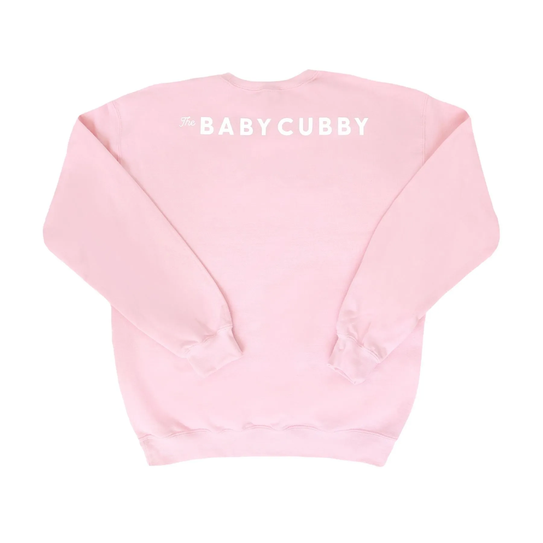 Crewneck Sweatshirt - Cubby Mama - Light Pink