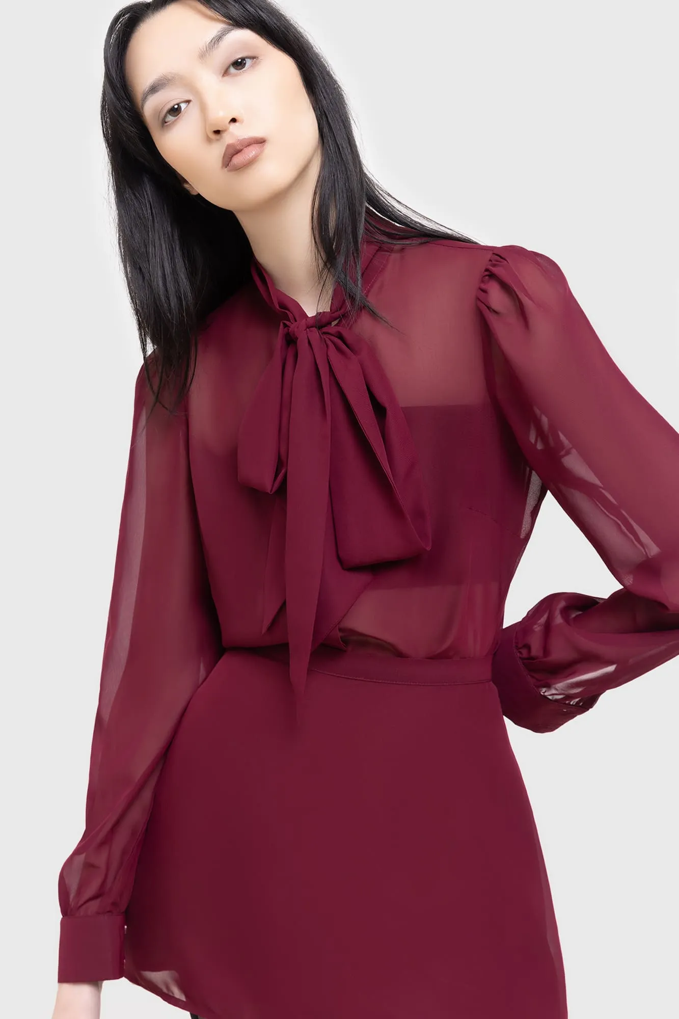 Crimson Oracle Blouse